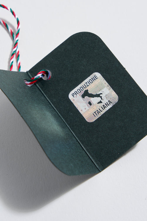 Tag with watermark and tricolour cord - 2