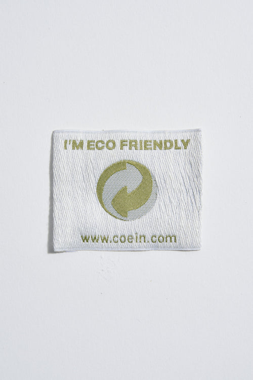 Woven hemp label - 2